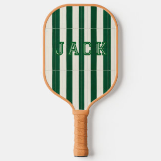 Raquette De Pickleball Tapis de pickleball préppy Cabana Green Stripe Mon