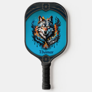 Raquette De Pickleball Tête de loup majestueux