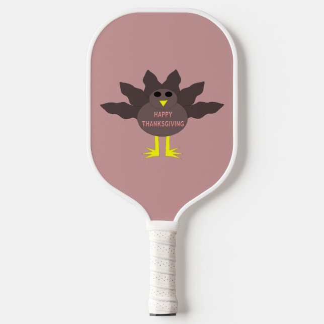 Raquette De Pickleball Thanksgiving Pluced Turkey (Recto)