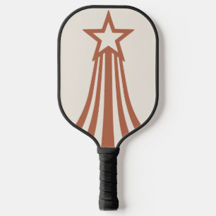 Raquette De Pickleball Tir étoile terracotta - Blanc vintage