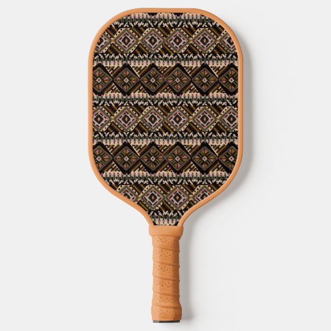 Raquette De Pickleball Tons Terre Brown Style Tissu Boue (Recto)