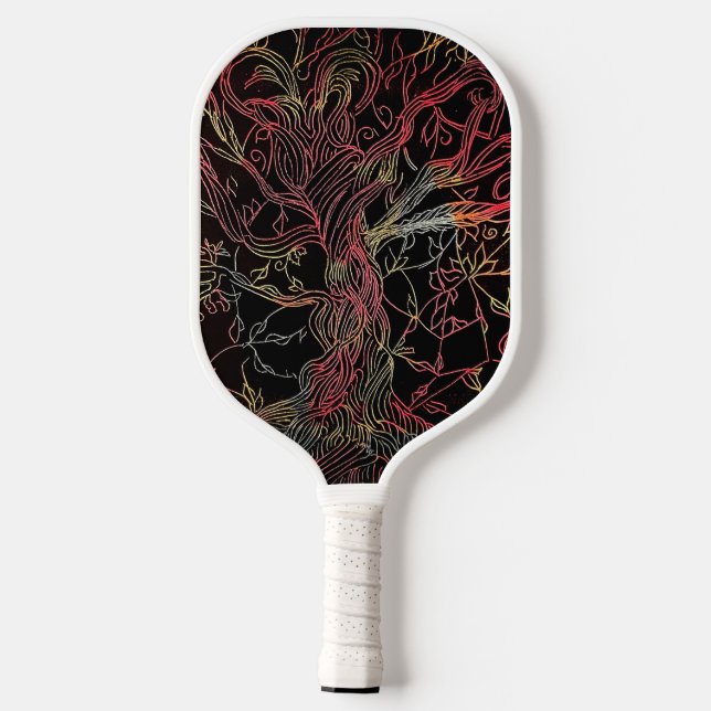 Raquette De Pickleball Transcender l'arbre ancestral (Verso)