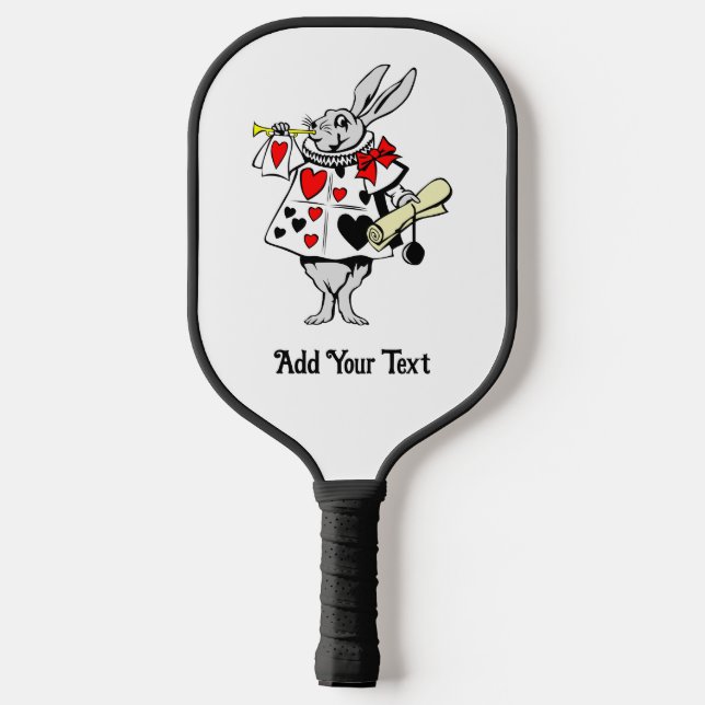 Raquette De Pickleball Trumpeter Alice au lapin blanc au pays des merveil (Verso)