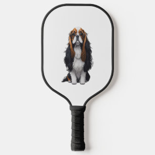 Raquette De Pickleball Un chien mignon, le roi Charles Spaniel