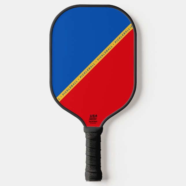 Raquette De Pickleball Université du Kansas Pickleball Paddle Modèle (Recto)