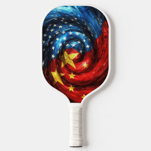 Raquette de Pickleball USA-Chine Fusion Swirl