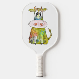 Raquette De Pickleball Vache blanche couleur blanc mignon