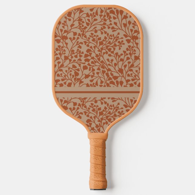 Raquette De Pickleball Vignes orange brûlées (Recto)