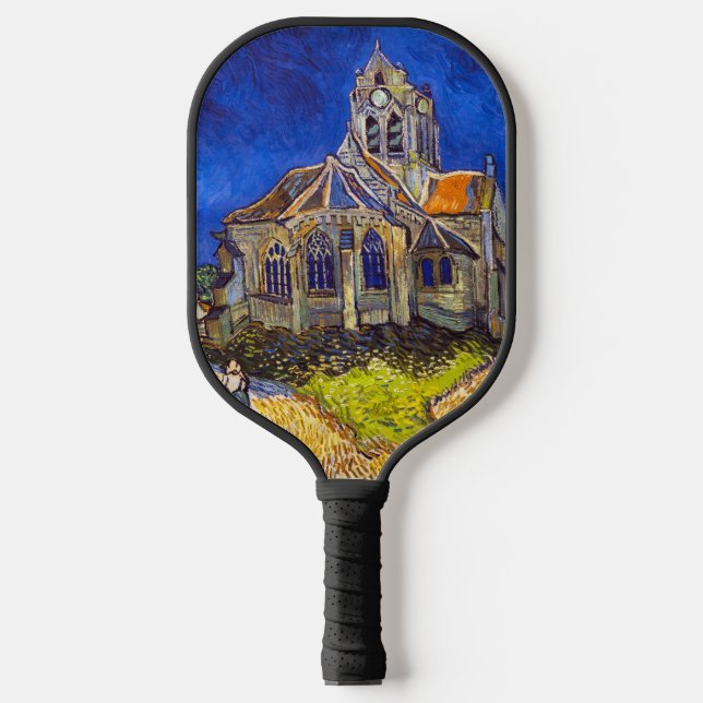 Raquette De Pickleball Vincent van Gogh - L'église d'Auvers (Recto)