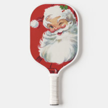 Vintage Noël Père Noël, Jolly et Winking