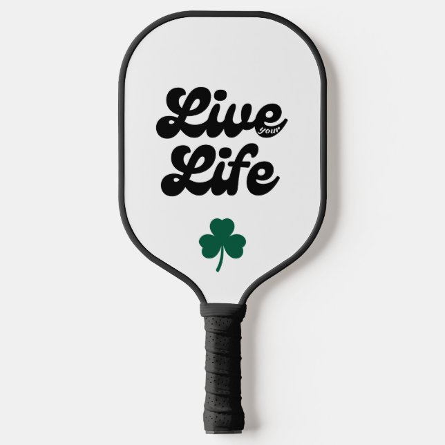 Raquette De Pickleball Vivez votre chickel de vie (Recto)