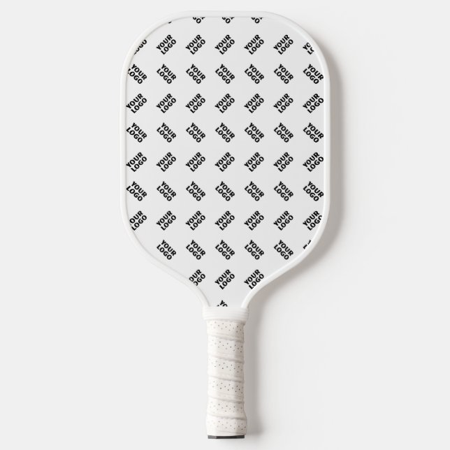 Raquette De Pickleball Votre logo | Motif répété de substitution simple (Recto)