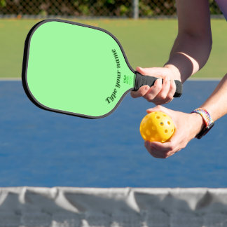 Raquette De Pickleball Votre nom sur Paddle Pickleball Vert clair clair c
