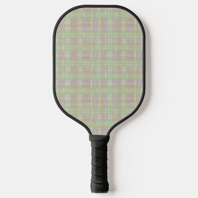 Raquette De Pickleball Weathered Neutral Sage Plaid (Recto)