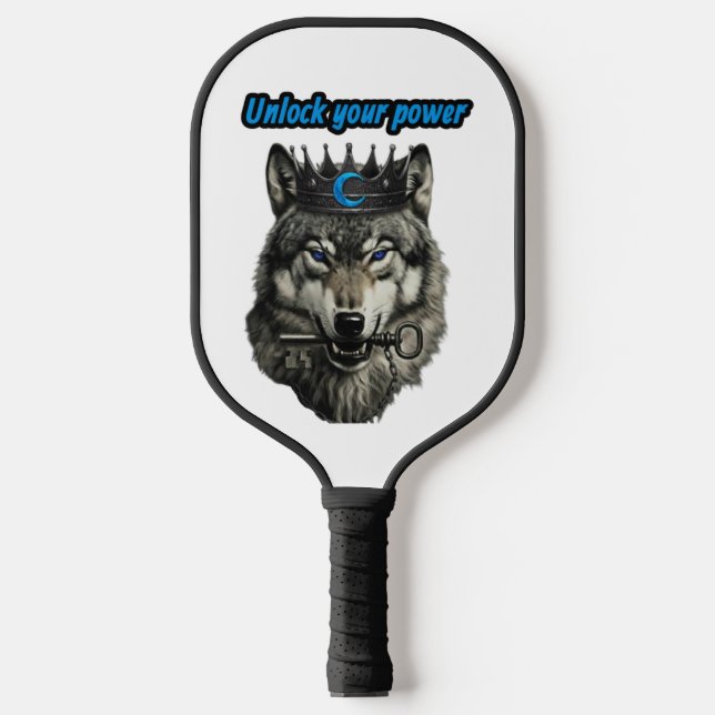 Raquette De Pickleball wolf king unlock your power (Recto)