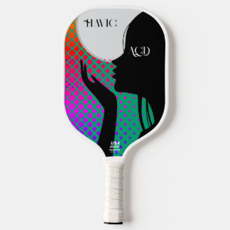 Raquette De Pickleball WOMAN blowing kiss HAVIC ACD Pickleball Paddle