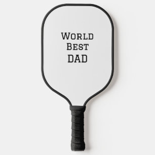 Raquette De Pickleball World best DAD PÈRE ajouter nom texte sport