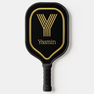 Raquette De Pickleball Y Gold Initial Pickleball Paddle