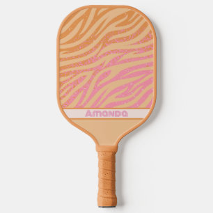 Raquette De Pickleball Zebra Stripes Gras Couleurs