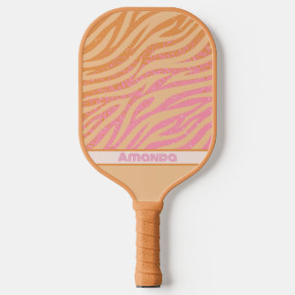 Raquette De Pickleball Zebra Stripes Gras Couleurs