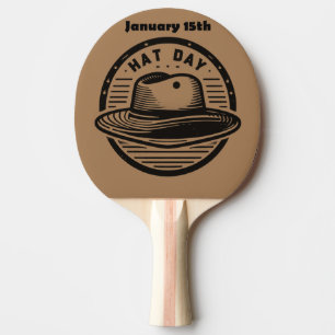 Raquette De Ping Pong 15 janvier - Jour du Casquette