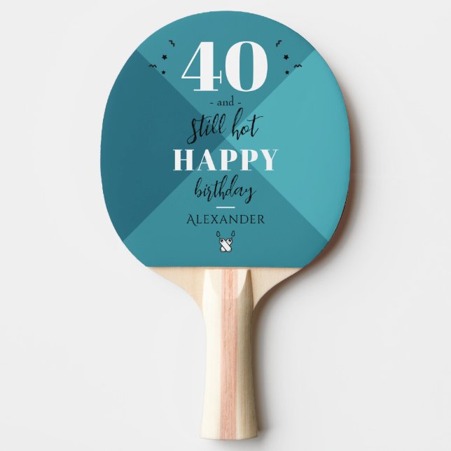 Raquette De Ping Pong 4O et toujours chaud (Devant)