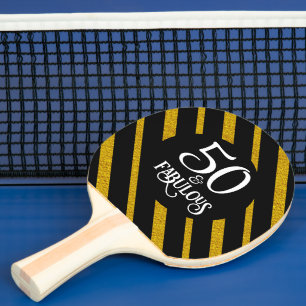 Raquette De Ping Pong 50 et Fabulous Black and Gold