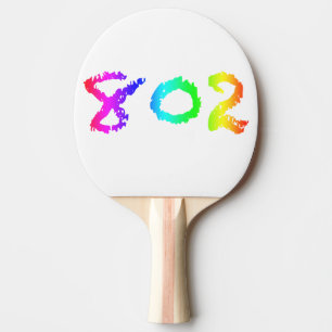 Raquette De Ping Pong 802 Ping Pong Paddle, Rouges en caoutchouc