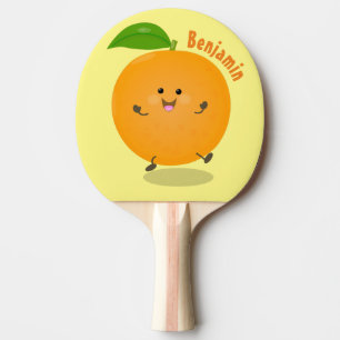 Raquette De Ping Pong Agréable agrumes d'orange