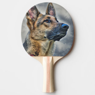 Raquette De Ping Pong Allemand Shepherd Chien Golf Balls Golf Casquette