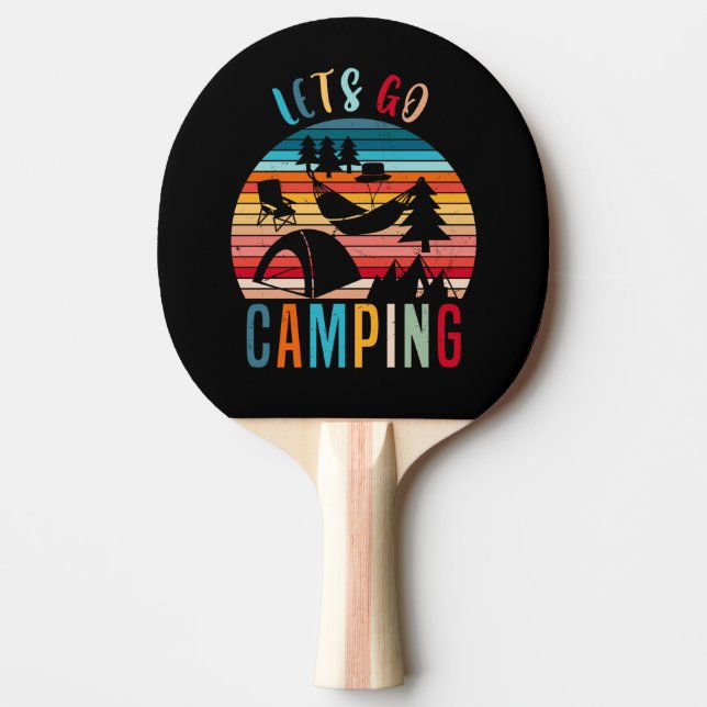 Raquette De Ping Pong Allons-y Camping (Devant)