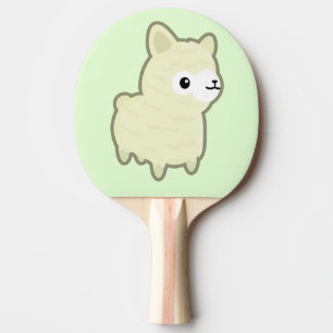 Raquette De Ping Pong Alpaga de Kawaii