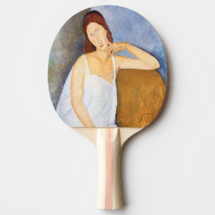 Raquette De Ping Pong Amedeo Modigliani - Jeanne Hebuterne