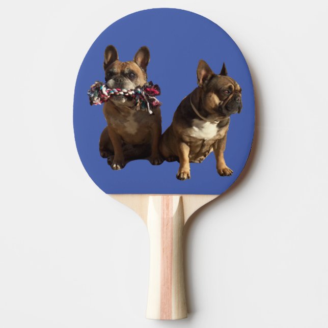 Raquette De Ping Pong Amitié bouledogues français (Devant)