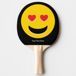 Raquette De Ping Pong Amour d'Emoji