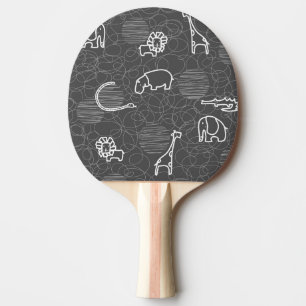 Raquette De Ping Pong animaux 5 de safari