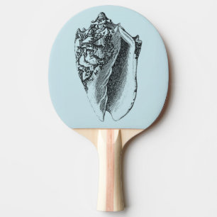 Raquette De Ping Pong Aqua Conch Shell