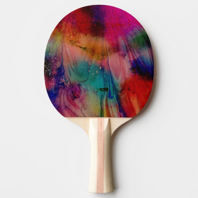 Raquette De Ping Pong Aquarelle (Devant)