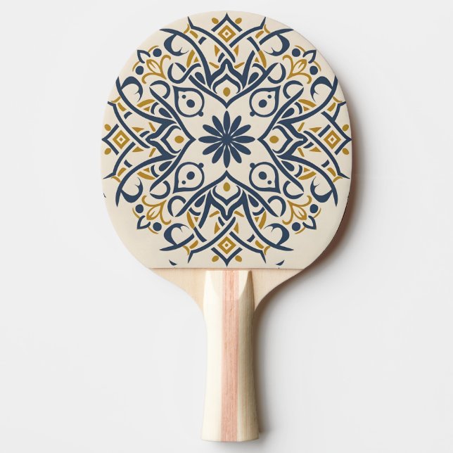 Raquette De Ping Pong arabesque (Devant)