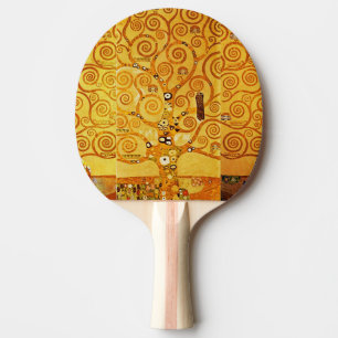 Raquette De Ping Pong Arbre de vie Gustav Klimt Nouveau