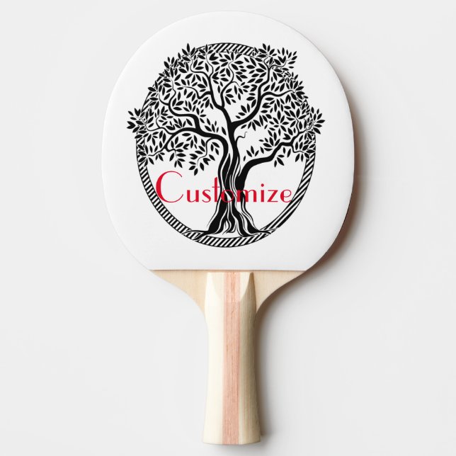Raquette De Ping Pong Arbre de vie Thunder_Cove (Devant)