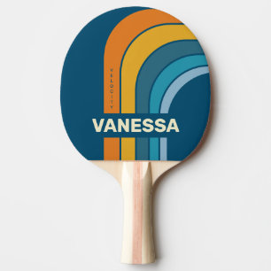 Raquette De Ping Pong Arc Blue Sun avec nom
