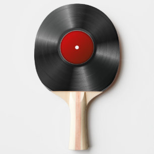 Raquette De Ping Pong Arrière - plan de disque vinyle