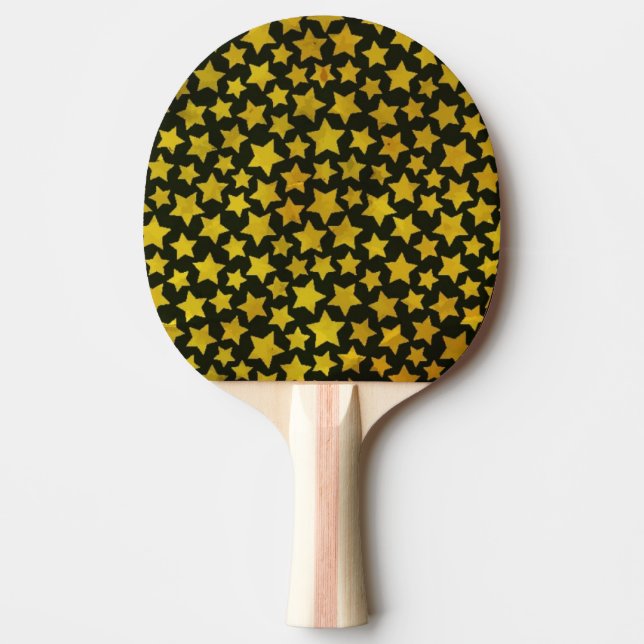 Raquette De Ping Pong Arrière - plan d'étoile (Devant)