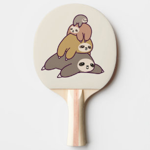 Raquette De Ping Pong Arrière - plan mignon de paresse
