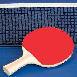 Raquette De Ping Pong Arrière - plan rouge solide