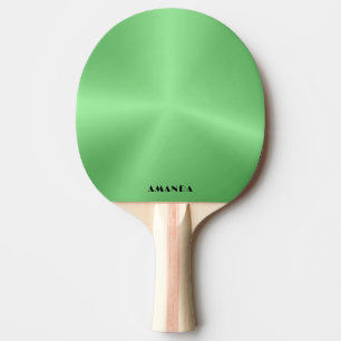Raquette De Ping Pong arrière - plan vert métallique