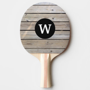 Raquette De Ping Pong Aspect de pin monographique personnalisé