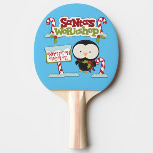 Raquette De Ping Pong Atelier père Noël Penguin
