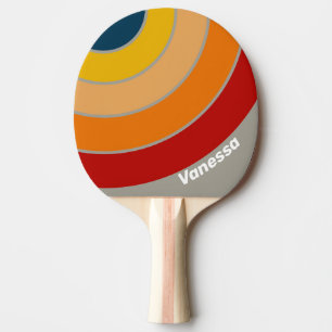 Raquette De Ping Pong Aurora Arcade Cercle Rayure avec Nom